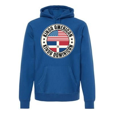 Dual Citizenship American Dominican Republic Usa Flag Gift Premium Hoodie