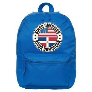 Dual Citizenship American Dominican Republic Usa Flag Gift 16 in Basic Backpack