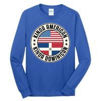 Dual Citizenship American Dominican Republic Usa Flag Gift Tall Long Sleeve T-Shirt