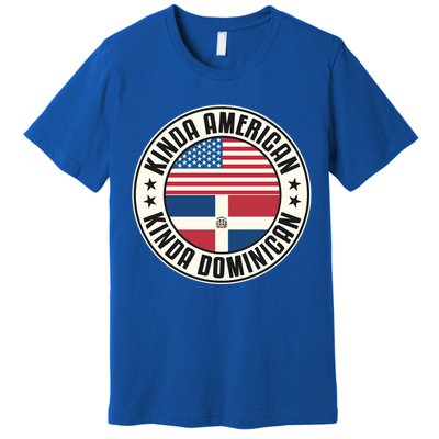 Dual Citizenship American Dominican Republic Usa Flag Gift Premium T-Shirt