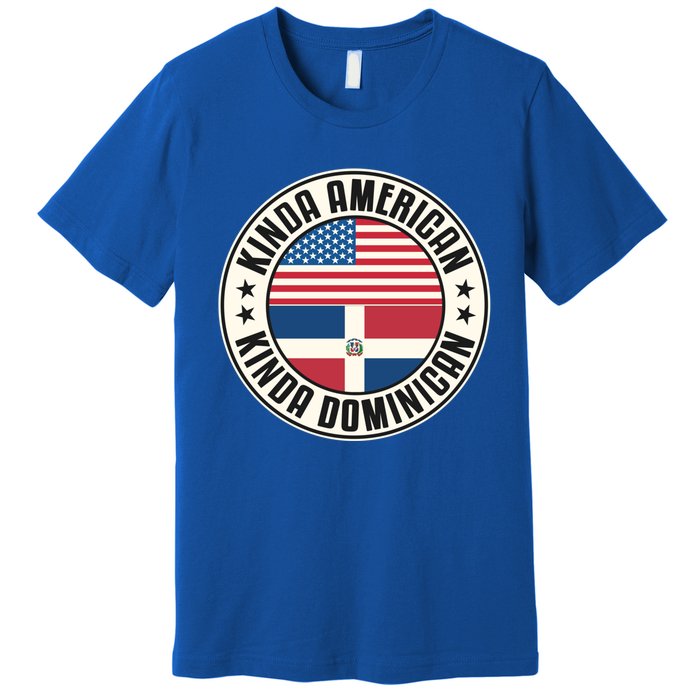 Dual Citizenship American Dominican Republic Usa Flag Gift Premium T-Shirt