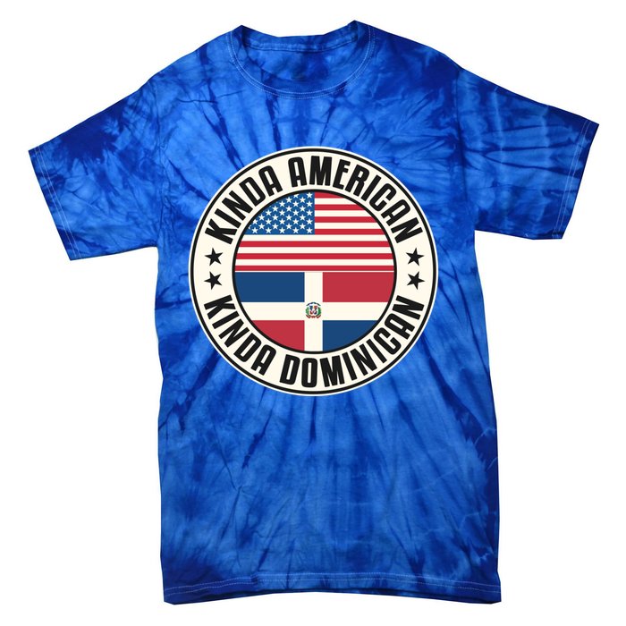 Dual Citizenship American Dominican Republic Usa Flag Gift Tie-Dye T-Shirt