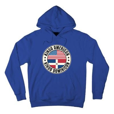 Dual Citizenship American Dominican Republic Usa Flag Gift Tall Hoodie