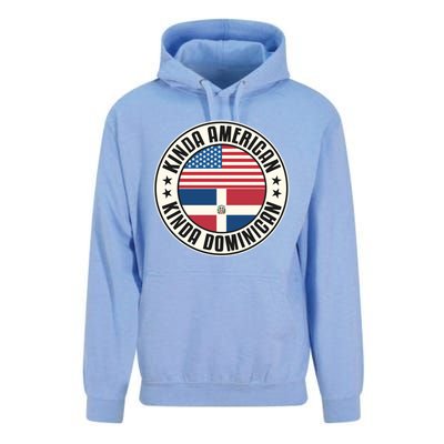 Dual Citizenship American Dominican Republic Usa Flag Gift Unisex Surf Hoodie