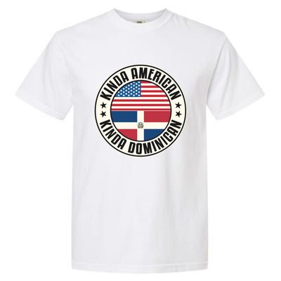 Dual Citizenship American Dominican Republic Usa Flag Gift Garment-Dyed Heavyweight T-Shirt