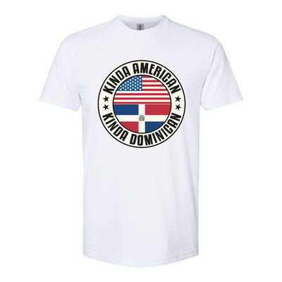 Dual Citizenship American Dominican Republic Usa Flag Gift Softstyle CVC T-Shirt