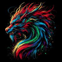 Dragon Colorful Animal Art Fantasy Dragon  Button
