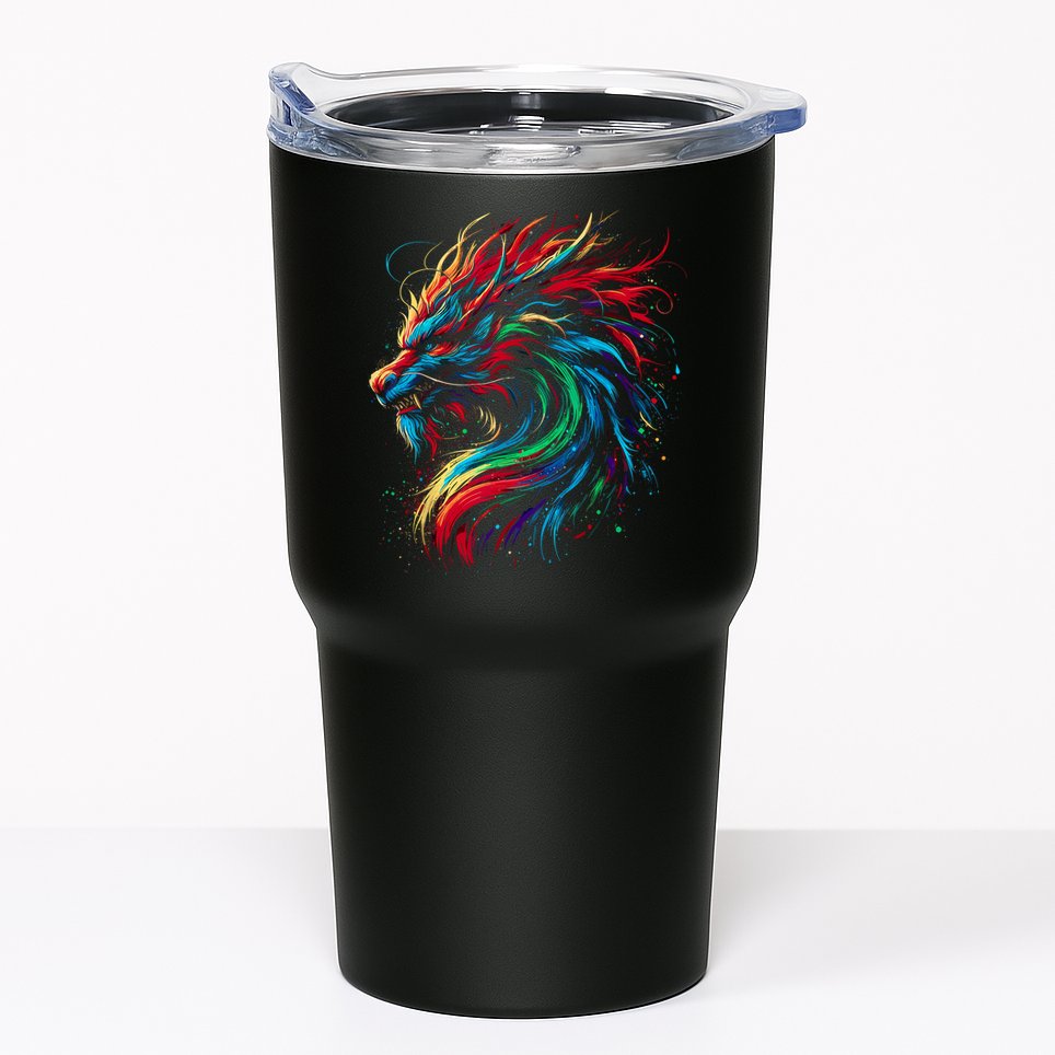 Dragon Colorful Animal Art Fantasy Dragon  Tumbler