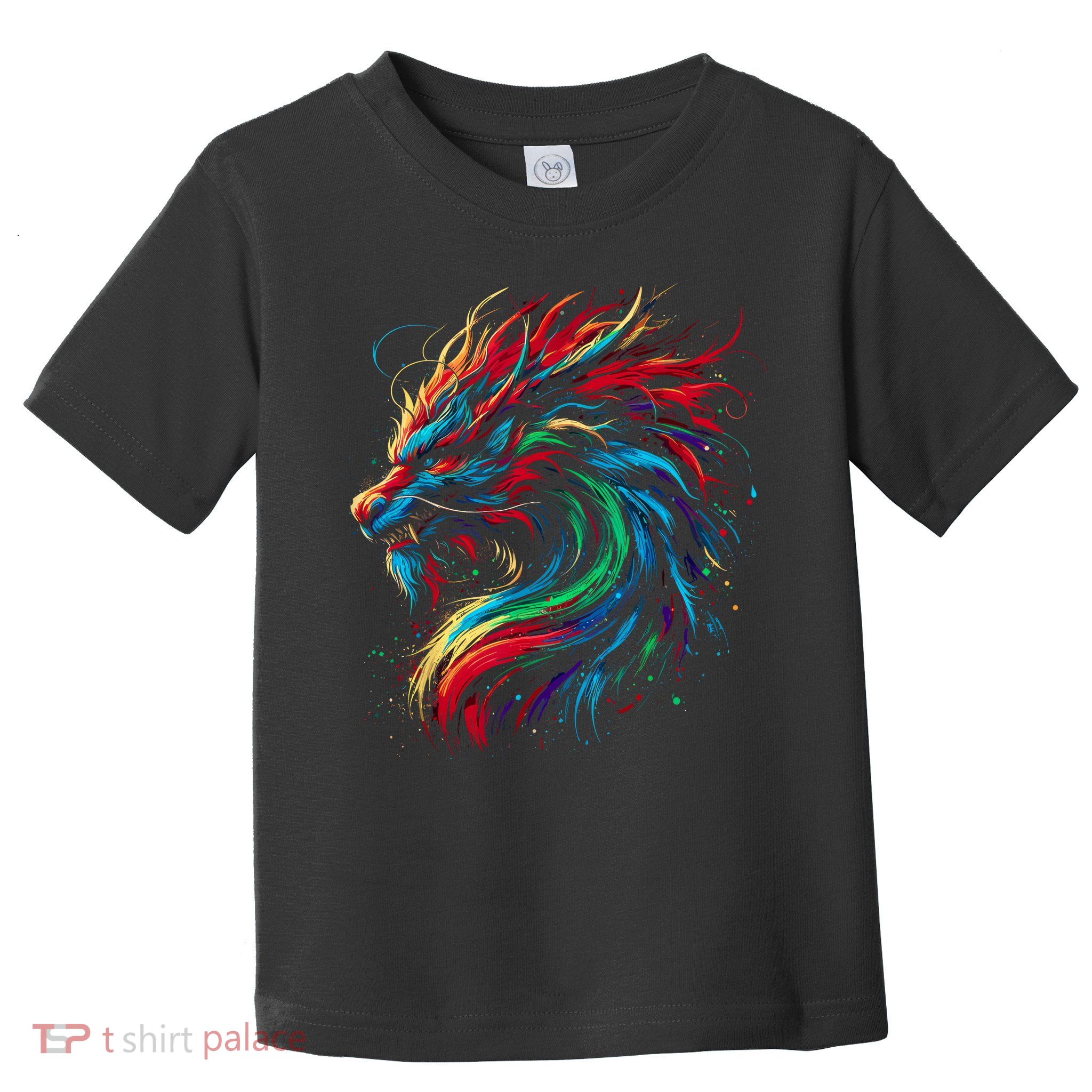 Dragon Colorful Animal Art Fantasy Dragon  Toddler T-Shirt