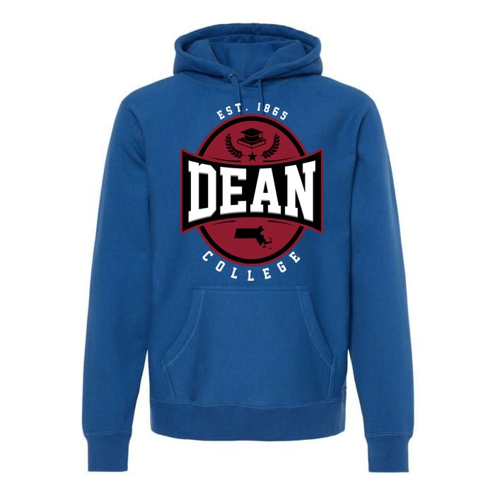 Dean College Arch Vintage Design Retro Premium Hoodie