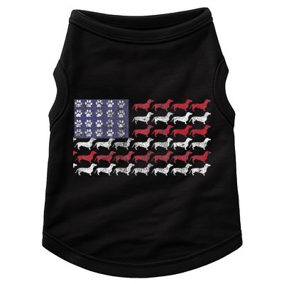 Dachshund Cute American Flag 4th Of July Gif Doggie Tank