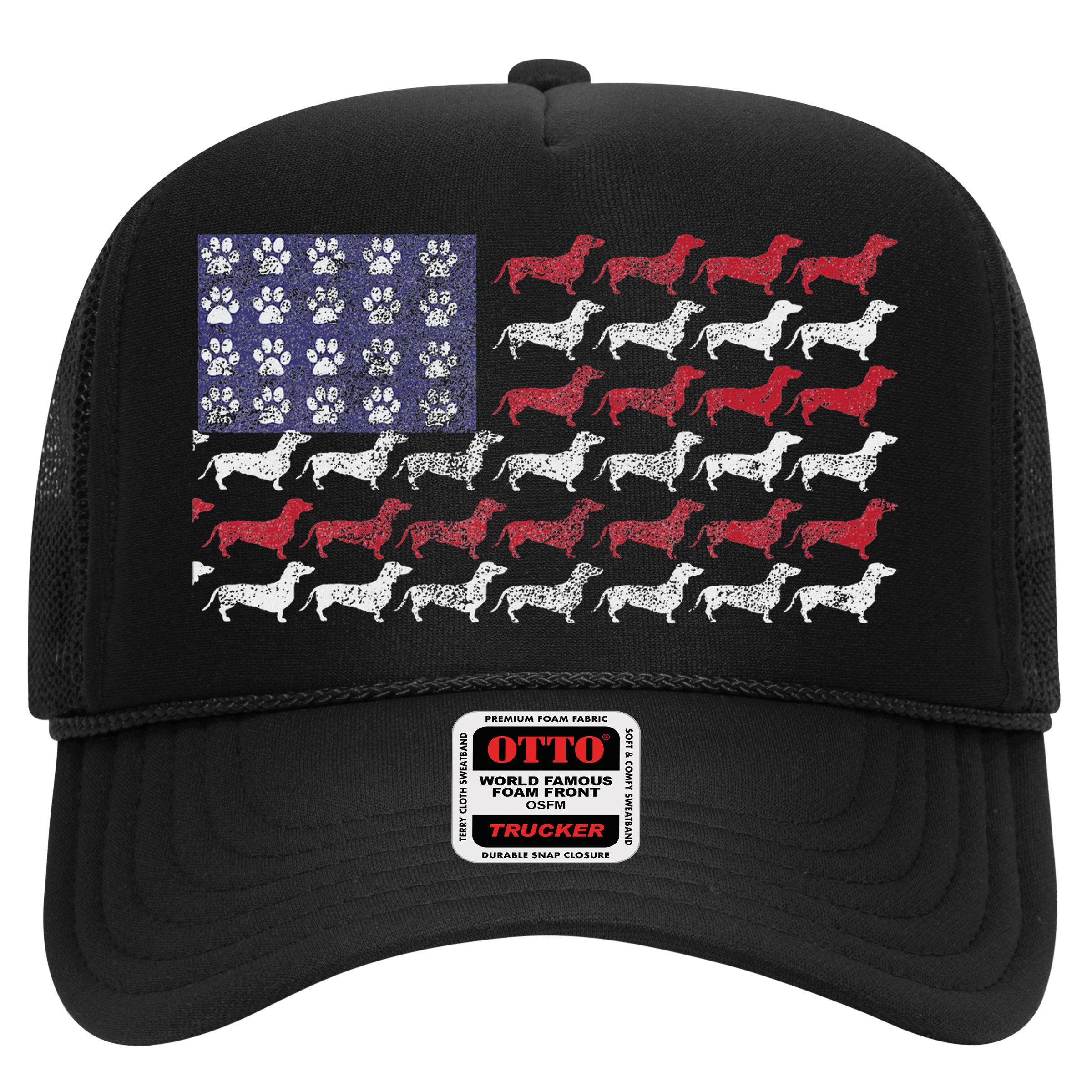 Dachshund Cute American Flag 4th Of July Gif Hat