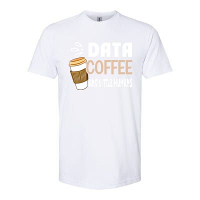 Data Coffee And Little Hu Meaningful Gift Softstyle® CVC T-Shirt