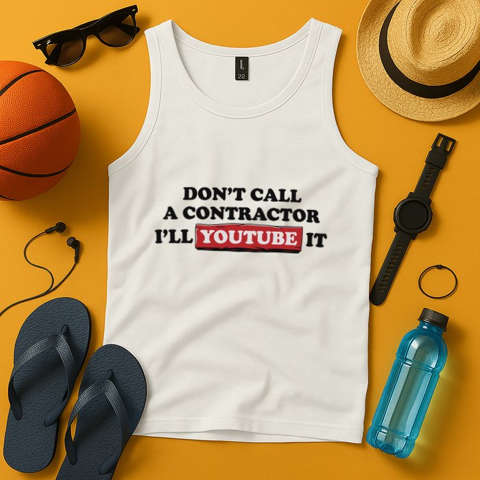 DonT Call A Contractor ILl Youtube It Tank Top