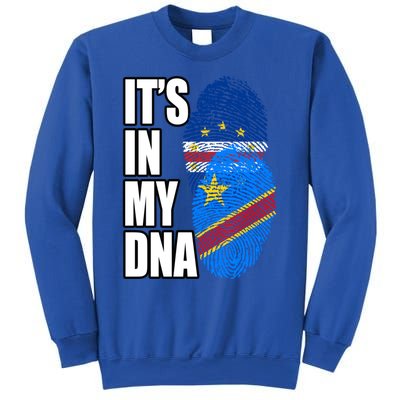 Democratic Congolese And Cabo Verdean Mix Dna Flag Heritage Gift Sweatshirt