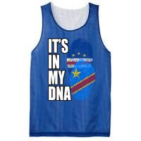 Democratic Congolese And Cabo Verdean Mix Dna Flag Heritage Gift Mesh Reversible Basketball Jersey Tank