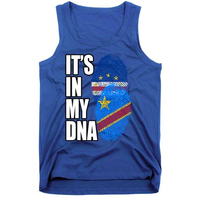 Democratic Congolese And Cabo Verdean Mix Dna Flag Heritage Gift Tank Top