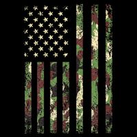Desert Camo American Flag Military Tactical Camouflage Usa Doggie Tank
