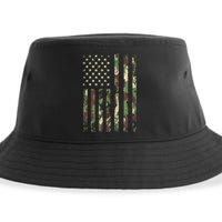 Desert Camo American Flag Military Tactical Camouflage Usa Sustainable Bucket Hat