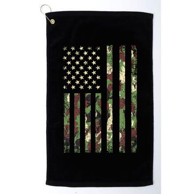 Desert Camo American Flag Military Tactical Camouflage Usa Golf Towel