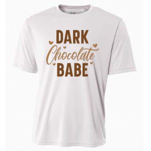 Dark Chocolate Babe Melanin Girl Black History Month Cooling Performance Crew T-Shirt