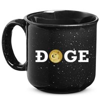 Dogecoin Cryptocurrency Blockchain Shiba Inu Doge Dogecoin 15oz Campfire Ceramic Mug