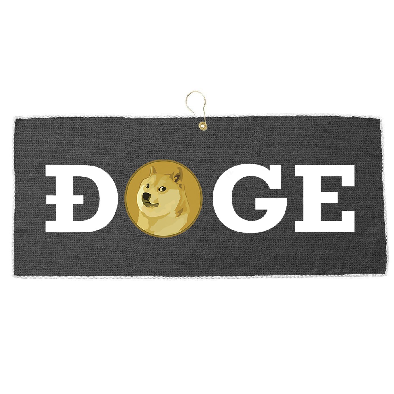 Dogecoin Cryptocurrency Blockchain Shiba Inu Doge Dogecoin Large Microfiber Waffle Golf Towel