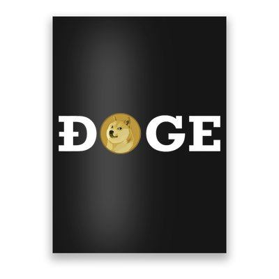 Dogecoin Cryptocurrency Blockchain Shiba Inu Doge Dogecoin Poster