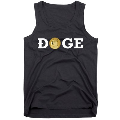 Dogecoin Cryptocurrency Blockchain Shiba Inu Doge Dogecoin Tank Top