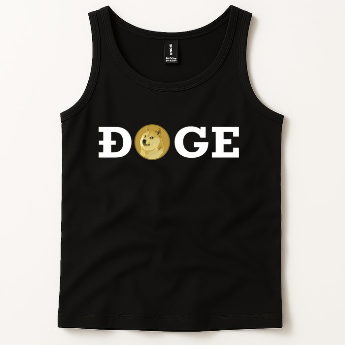 Dogecoin Cryptocurrency Blockchain Shiba Inu Doge Dogecoin Tank Top