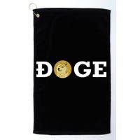 Dogecoin Cryptocurrency Blockchain Shiba Inu Doge Dogecoin Golf Towel