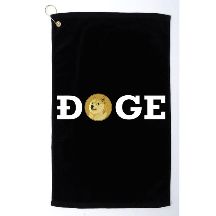 Dogecoin Cryptocurrency Blockchain Shiba Inu Doge Dogecoin Golf Towel