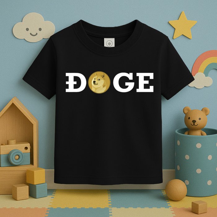 Dogecoin Cryptocurrency Blockchain Shiba Inu Doge Dogecoin Toddler T-Shirt