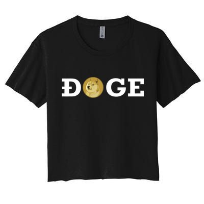 Dogecoin Cryptocurrency Blockchain Shiba Inu Doge Dogecoin Crop Top