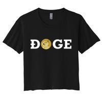 Dogecoin Cryptocurrency Blockchain Shiba Inu Doge Dogecoin Crop Top
