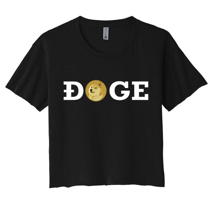 Dogecoin Cryptocurrency Blockchain Shiba Inu Doge Dogecoin Crop Top