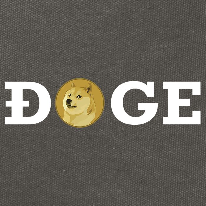 Dogecoin Cryptocurrency Blockchain Shiba Inu Doge Dogecoin Cotton Canvas Backpack