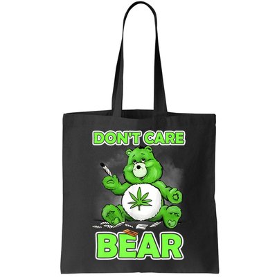 Dont Care Bear Smoking Weed Cannabis Marijuana 4 20 Stoner Gift 2 Bag
