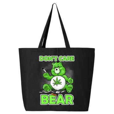 Dont Care Bear Smoking Weed Cannabis Marijuana 4 20 Stoner Gift 2 25L Jumbo Tote