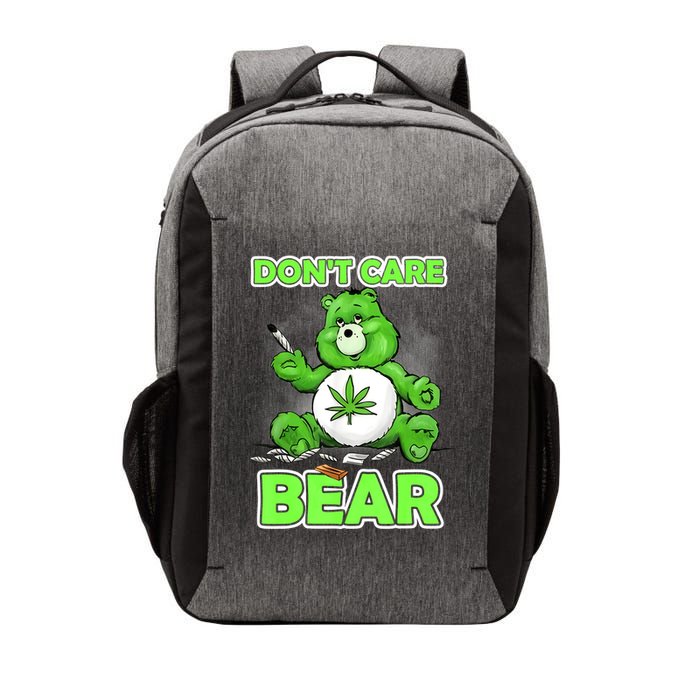 Dont Care Bear Smoking Weed Cannabis Marijuana 4 20 Stoner Gift 2 Vector Backpack