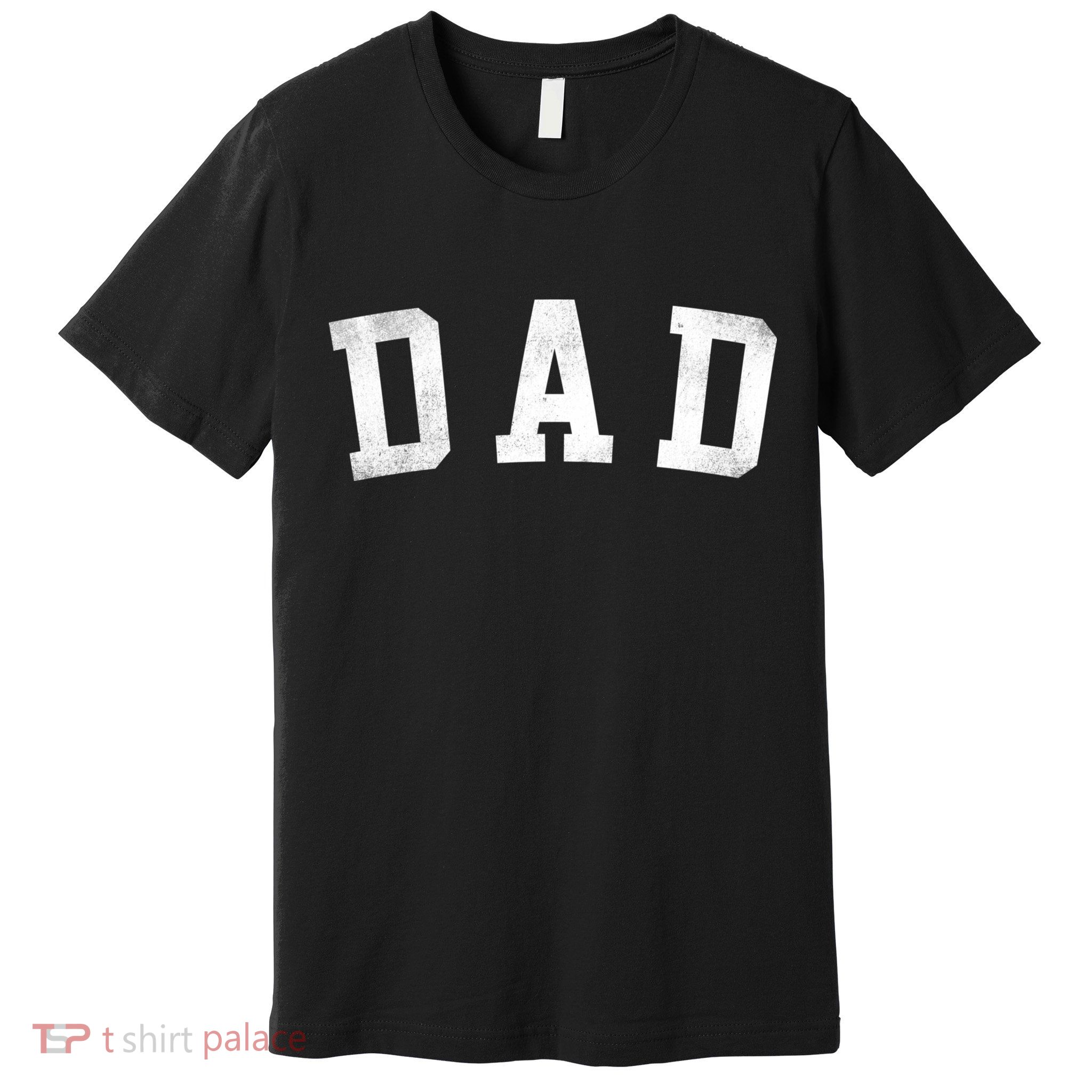 Dad Classic Bold Font FatherS Day Dad Premium T-Shirt