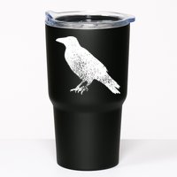 Distressed Crow Bird Print Raven Vintage Bird Tumbler