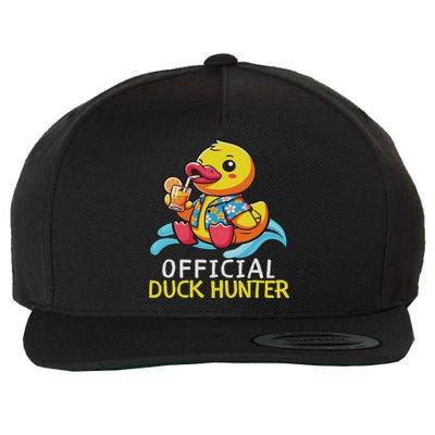 Duck Cruise Boa Funny Rubber Duck Hunting Squad Wool Snapback Cap