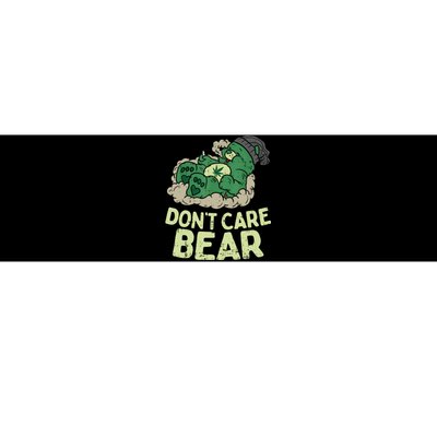 Dont Care Bear Smoking Weed Cannabis Marijuana 4 20 Stoner Gift 2 Bumper Sticker