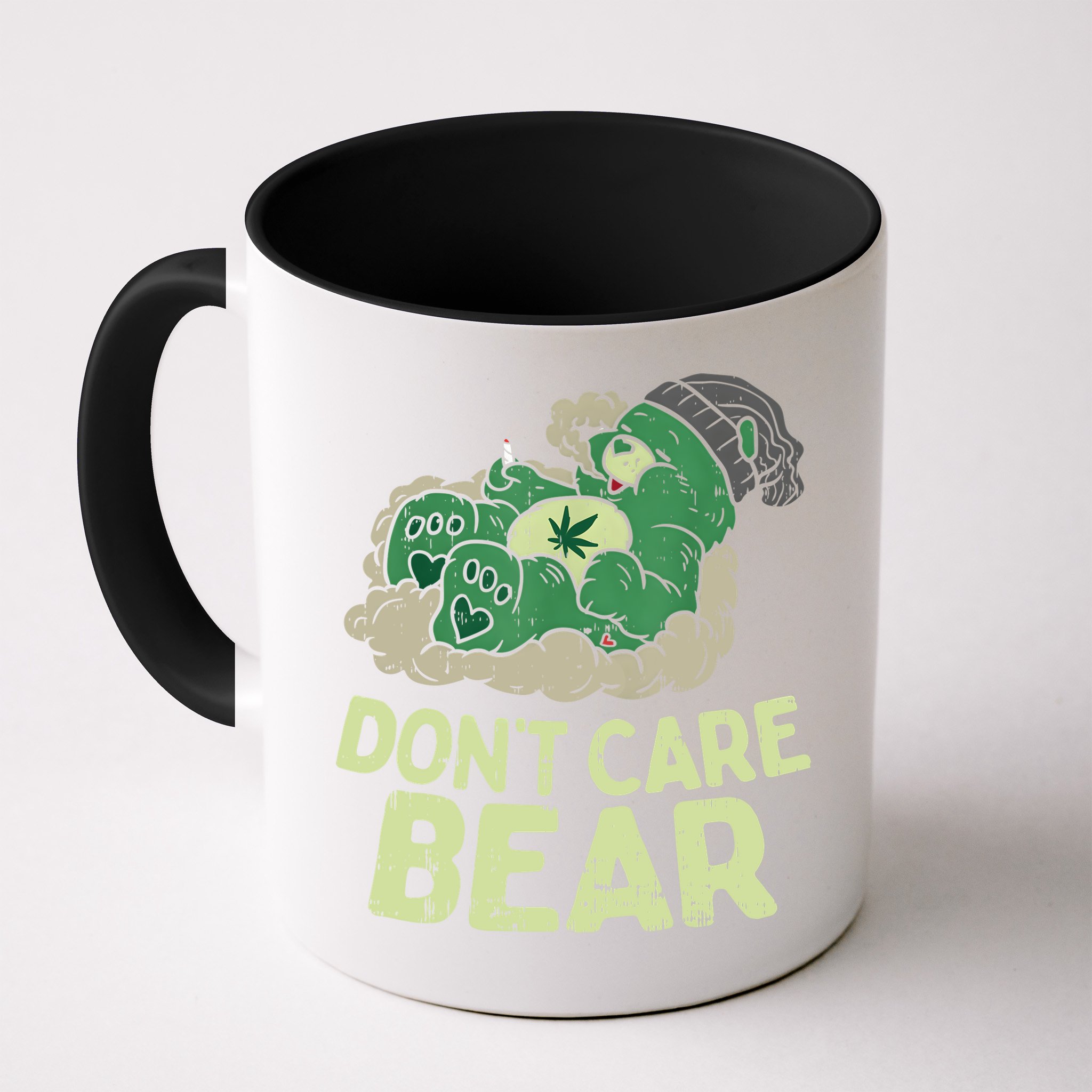 Dont Care Bear Smoking Weed Cannabis Marijuana 4 20 Stoner Gift 2 Mug