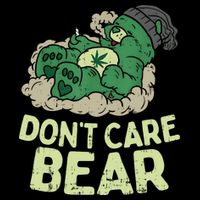 Dont Care Bear Smoking Weed Cannabis Marijuana 4 20 Stoner Gift 2 16 in Basic Backpack