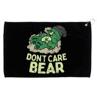 Dont Care Bear Smoking Weed Cannabis Marijuana 4 20 Stoner Gift 2 Grommeted Golf Towel