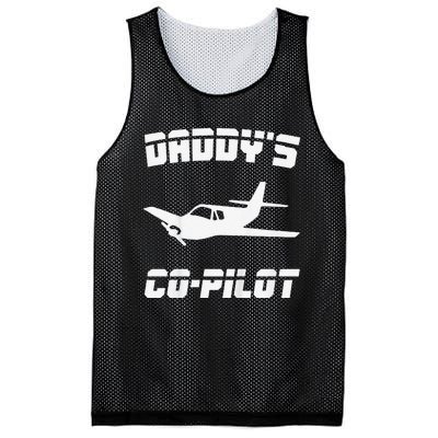 Daddy's Copilot Birthday Plane Lover Gift Mesh Reversible Basketball Jersey Tank