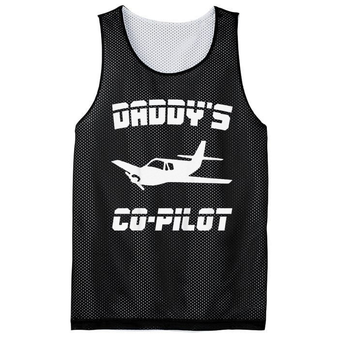 Daddy's Copilot Birthday Plane Lover Gift Mesh Reversible Basketball Jersey Tank