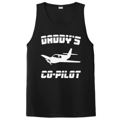 Daddy's Copilot Birthday Plane Lover Gift PosiCharge Competitor Tank